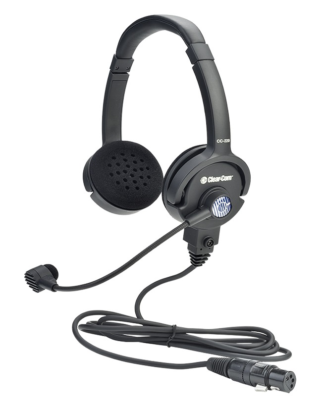 Clear-Com 4 Pin Double-Ear Premium Light-Weight Headset