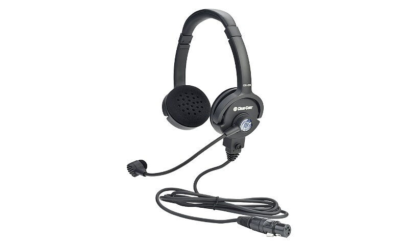 Clear-Com 4 Pin Double-Ear Premium Light-Weight Headset