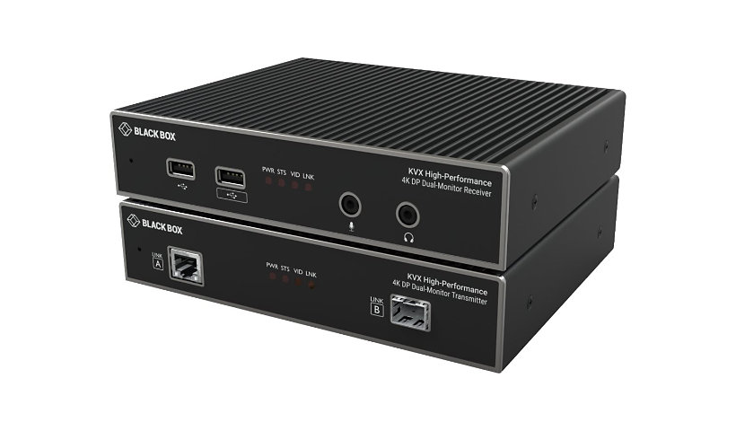 Black Box KVXHP-200 - KVM / audio / serial / USB extender - RS-232, USB 2.0