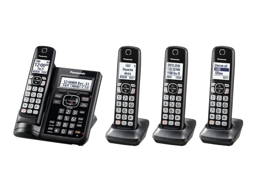 Panasonic Cordless Phone System with Digital Answering Machine, KX