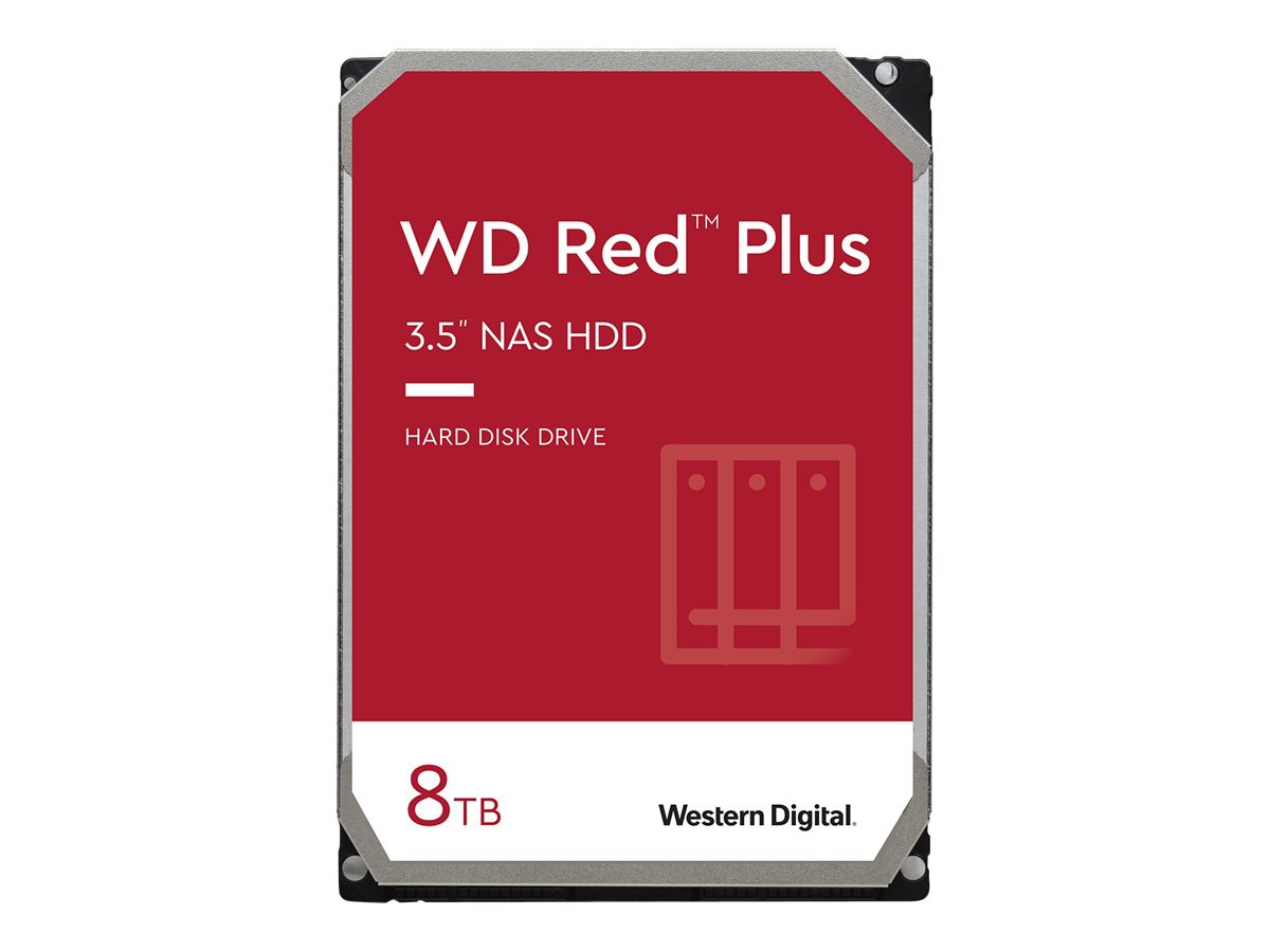 WD Red Plus WD80EFZZ - hard drive - 8 TB - SATA 6Gb/s