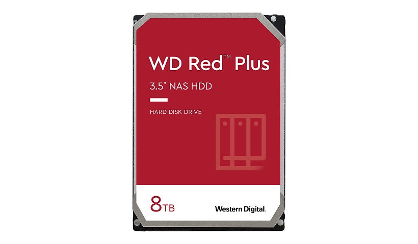 WD Red Plus NAS Hard Drive WD80EFZZ - disque dur - 8 To - SATA 6Gb/s