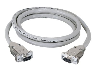 Black Box 20ft RS232 DB9 F/F Straight Through Shielded Serial Cable, 20'
