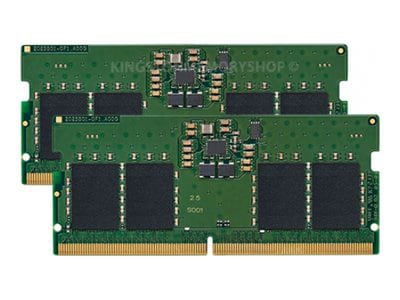Kingston - DDR5 - kit - 16 GB: 2 x 8 GB - SO-DIMM 262-pin - 4800 MHz / PC5-38400 - unbuffered