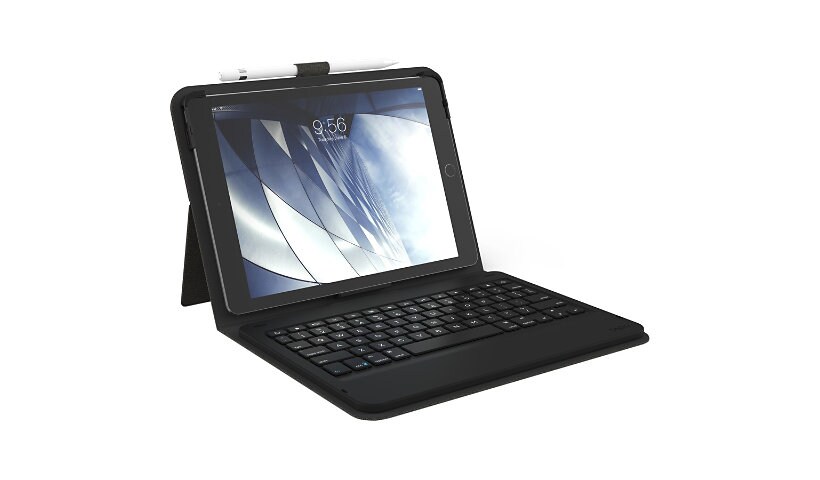 ZAGG Messenger Folio Keyboard/Cover Case (Folio) for 9.7" Apple iPad Pro, iPad, iPad Air, iPad Air 2 - Black