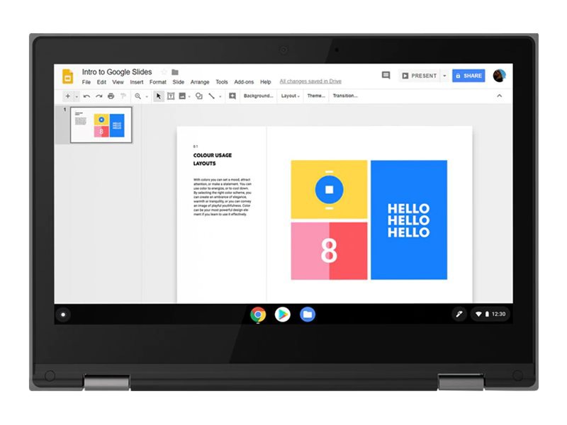 Lenovo 300e Chromebook (2nd Gen) - 11.6" - Intel Celeron - N4120 - 4 GB RAM - 32 GB eMMC - US
