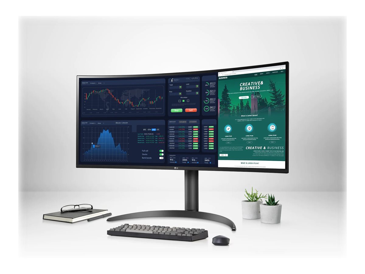 LG 34BP85CN-B 34" Curved LED Monitor - Thumbnail 3