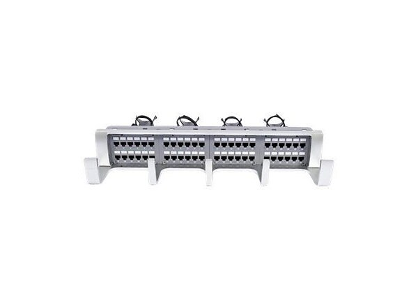 CommScope SYSTIMAX 360 GigaSPEED XL PATCHMAX 48-Port CAT6 U/UTP Patch Panel - Cool Gray