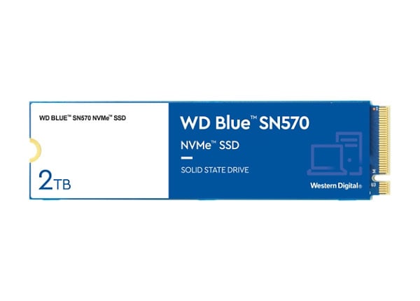 WD Blue SN570 NVMe SSD WDS200T3B0C - SSD - TB - PCIe 3.0 x4 (NVMe) - WDS200T3B0C - Solid State Drives - CDW.com