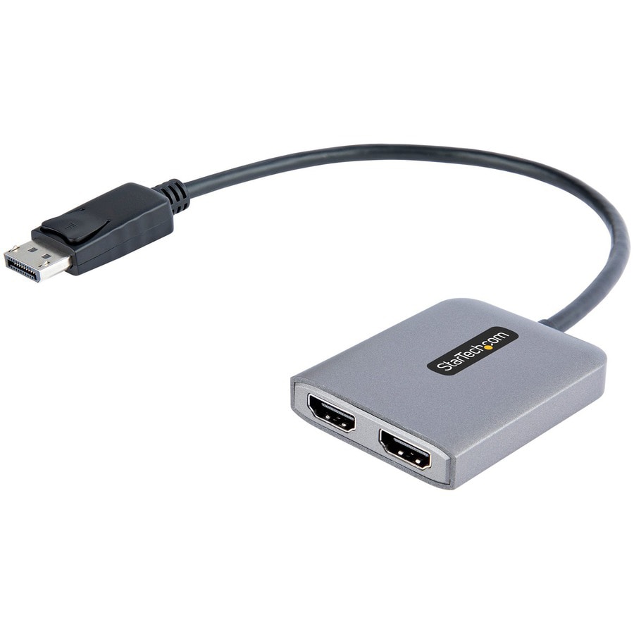 StarTech.com DP to Dual HDMI MST HUB, 2x HDMI 4K 60Hz, DisplayPort 1.4