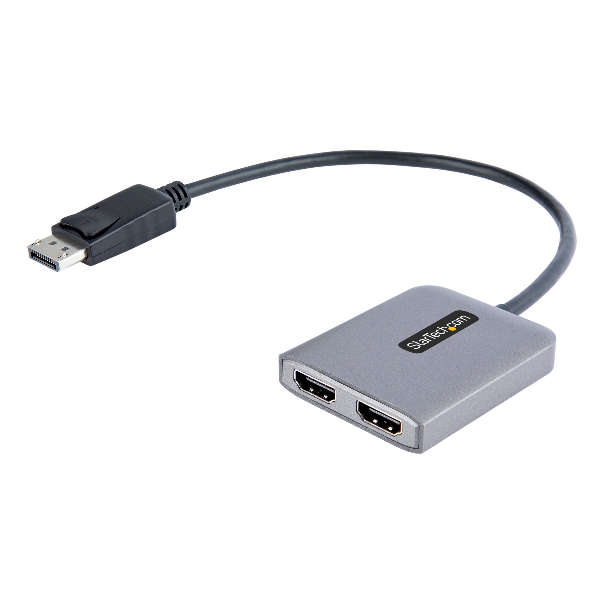 StarTech.com DP to Dual HDMI MST HUB, Dual HDMI 4K 60Hz, 2 Port DisplayPort