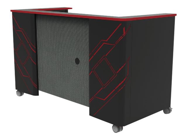 Spectrum Esports - workstation - rectangular - black