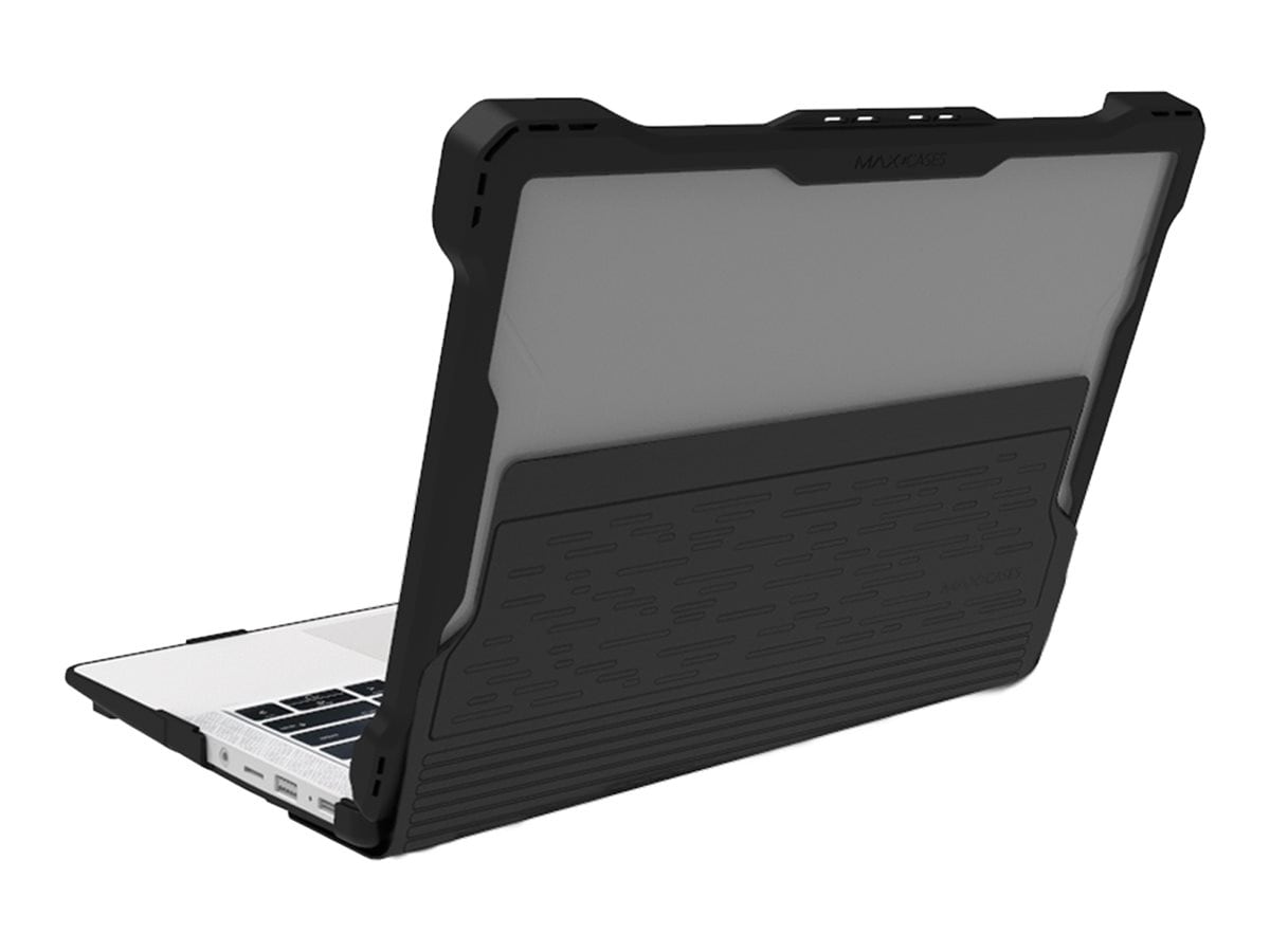 MAXCases Extreme Shell-S Case for HP X360 EE Gen 3 Chromebook - Black/Clear