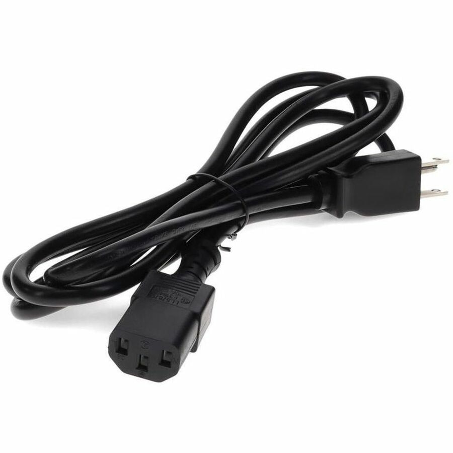 Proline 15ft NEMA 5-15P Male to C13 Female 18AWG 100-250V at 10A Black Power Cable