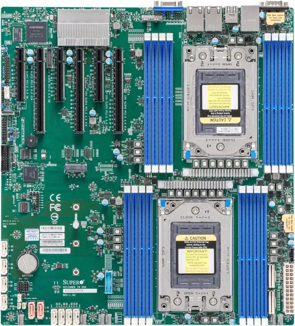 SUPERMICRO H12DSi-NT6 - motherboard - extended ATX - Socket SP3