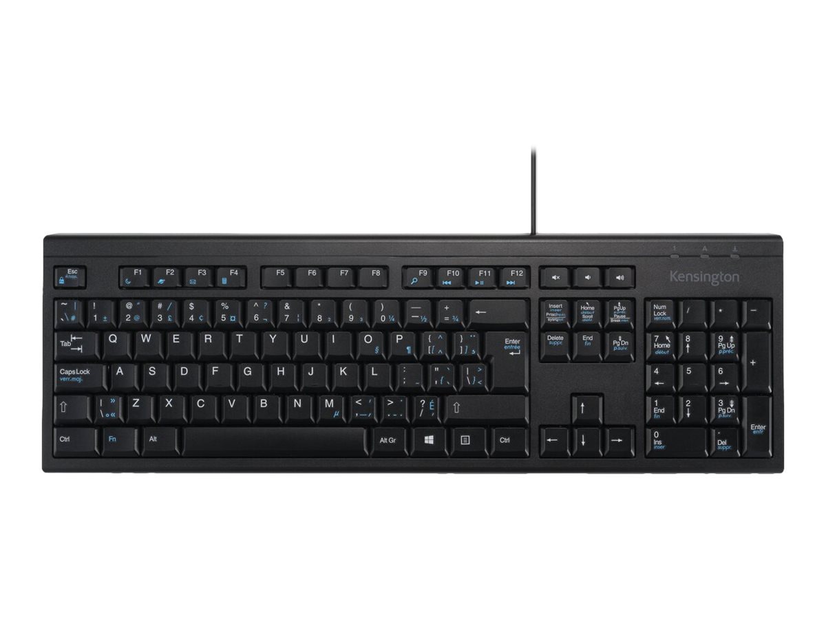 Kensington - keyboard - Canadian French - black Input Device