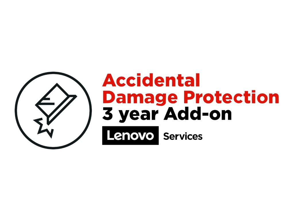 Lenovo Accidental Damage Protection Add On - accidental damage coverage - 3 years