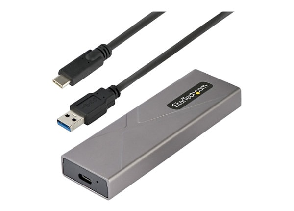 StarTech.com USB-C 10Gbps M.2 PCIe NVMe or M.2 SATA SSD Enclosure