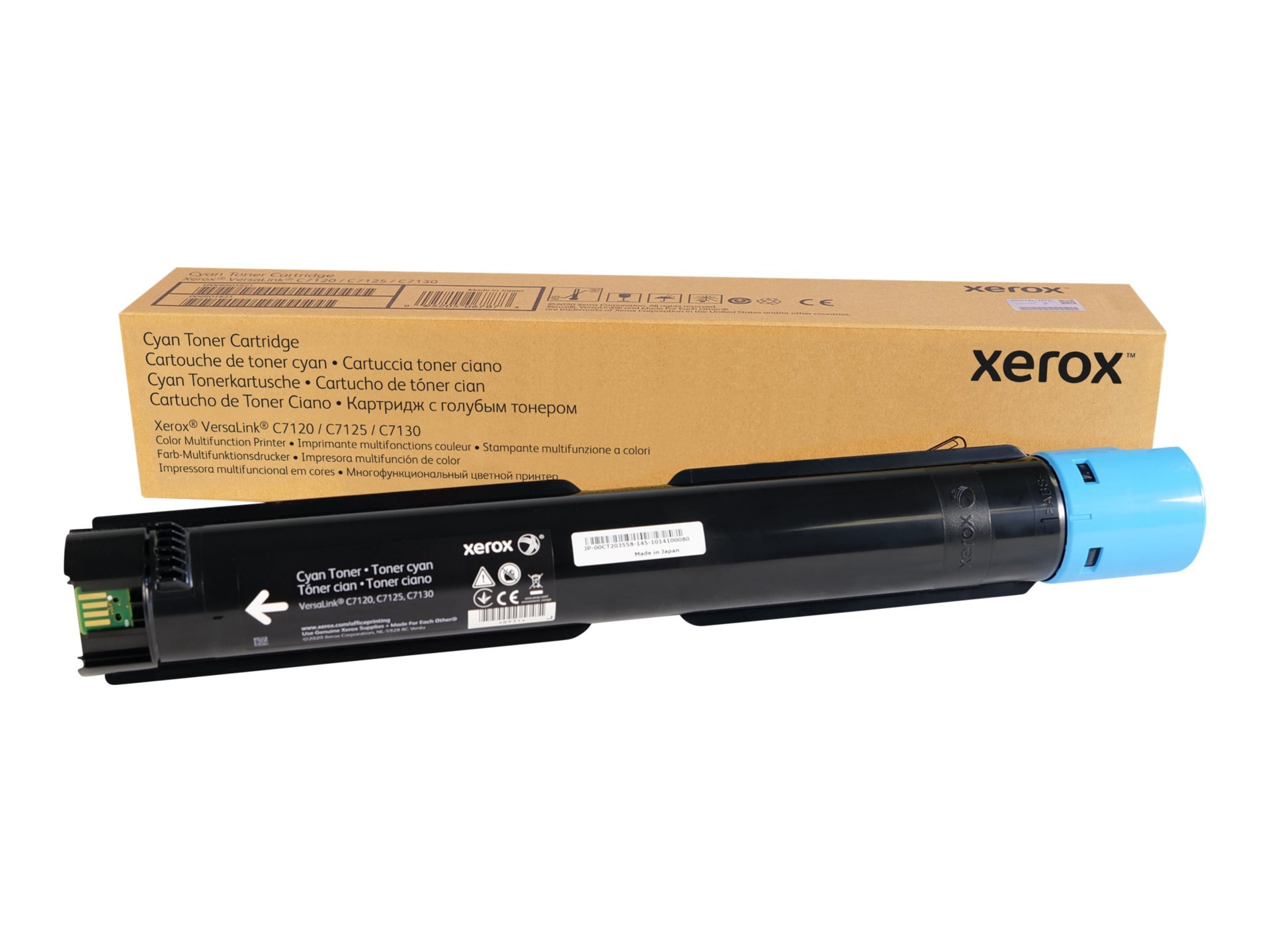 Xerox - cyan - original - cartouche de toner