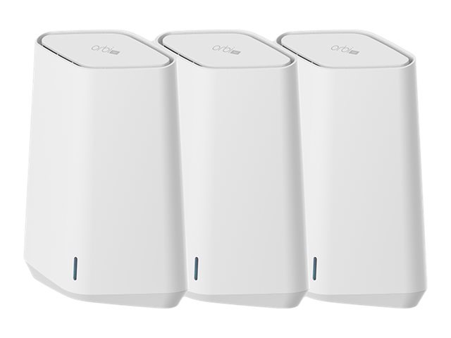 NETGEAR Orbi Pro SXK30B3 - Wi-Fi system - Wi-Fi 6 - Wi-Fi 6 - desktop, wall-mountable
