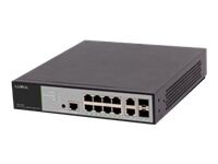 Luxul XMS-1208P - switch - 12 ports - managed - rack-mountable