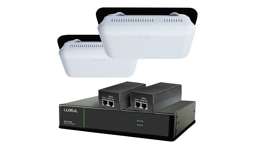 Luxul XWS-2510 - network management device - with 2 x Luxul Wireless Access Points XAP-1510