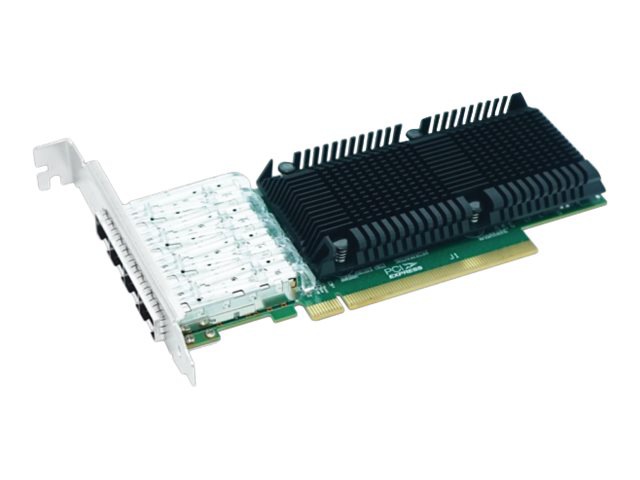 Axiom PCIE4-4SFP28-AX - network adapter - PCIe 4.0 x16 - Gigabit Ethernet /