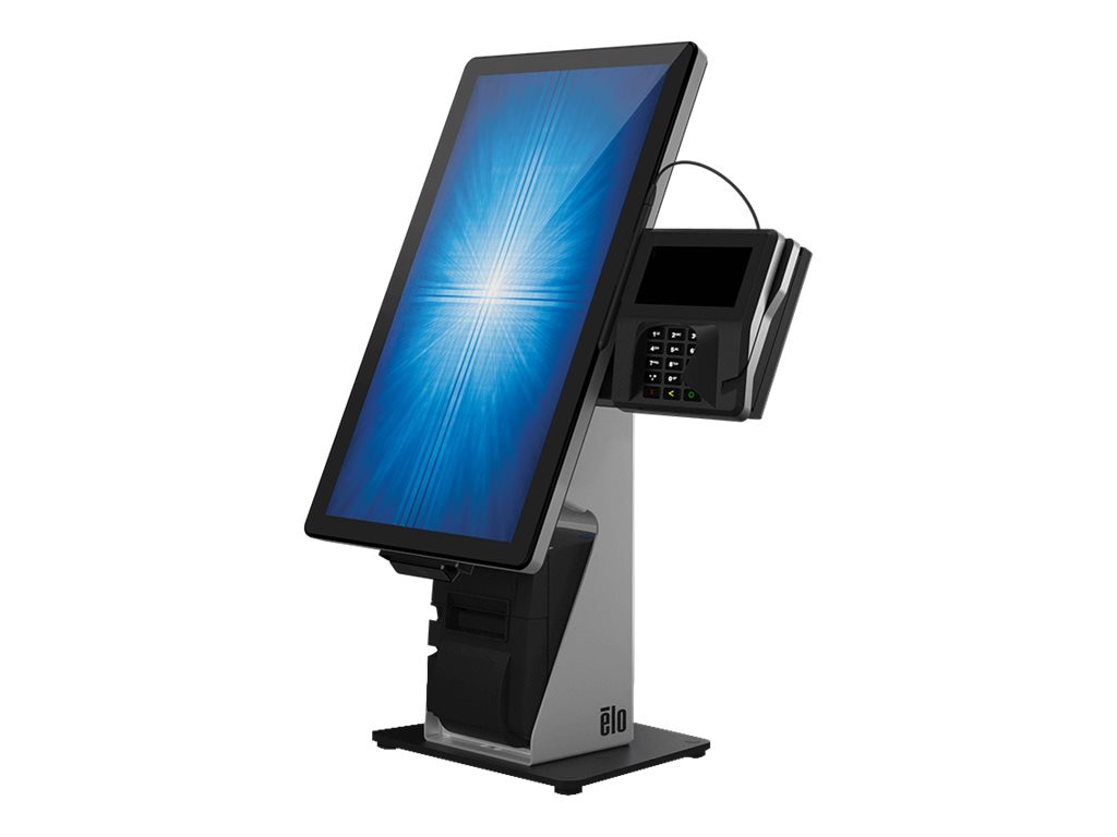 Elo Wallaby Self-Service stand - for point of sale terminal - black/silver