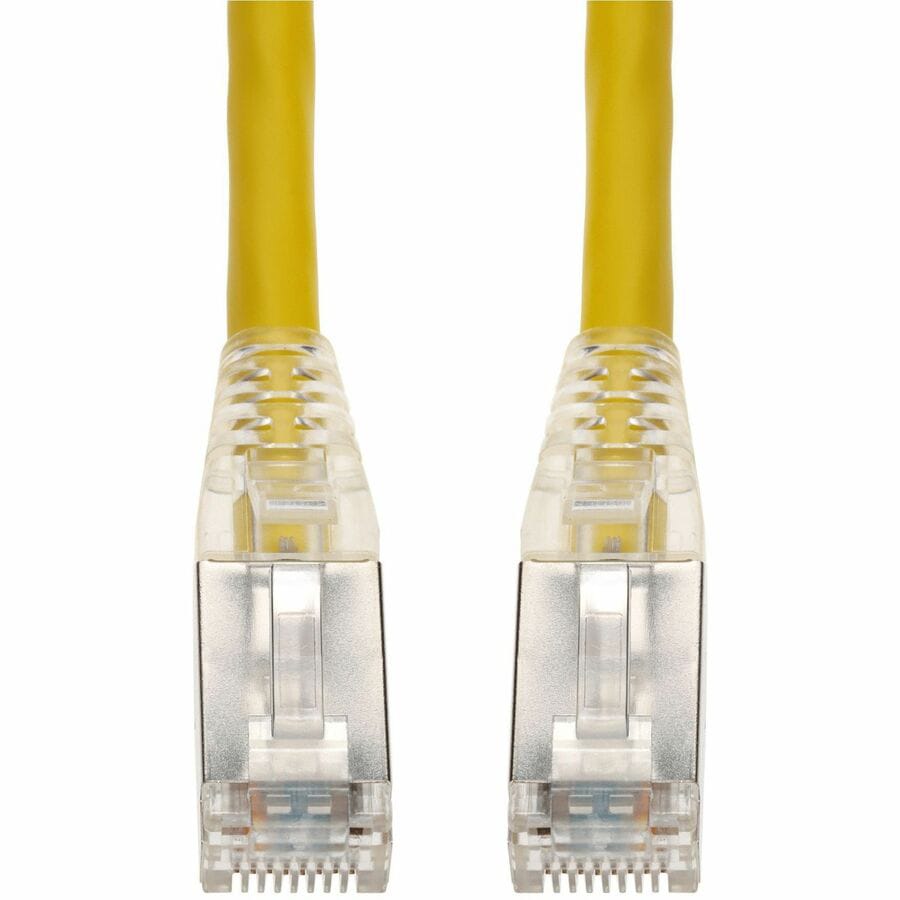 Proline 50ft Yellow CAT 6 Shielded PVC Ethernet Cable Snagless Easy Clear Boot RJ-45 M/M