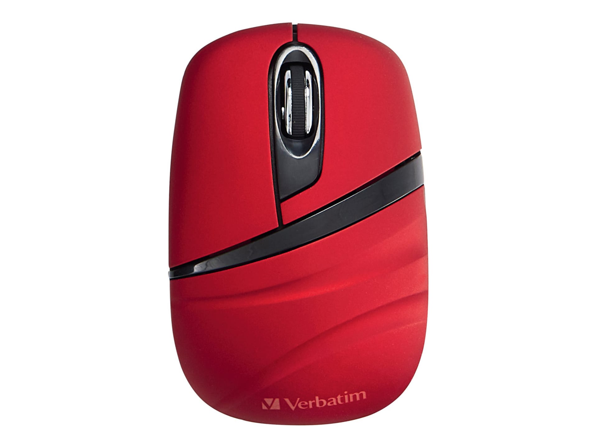 Verbatim Wireless Mini Travel Mouse - Commuter Series - mouse - 2.4 GHz - red