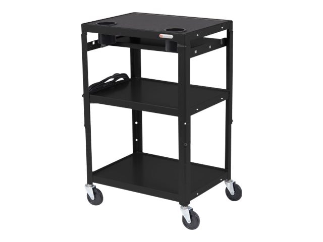 Bretford MIC MICA6 cart - black pumice