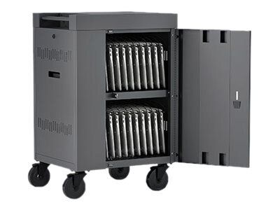 Bretford Cube Mini TVCM20PAC cart - for 20 tablets / notebooks - metallic c