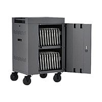 Bretford Cube Mini TVCM20PAC cart - for 20 tablets / notebooks - metallic c