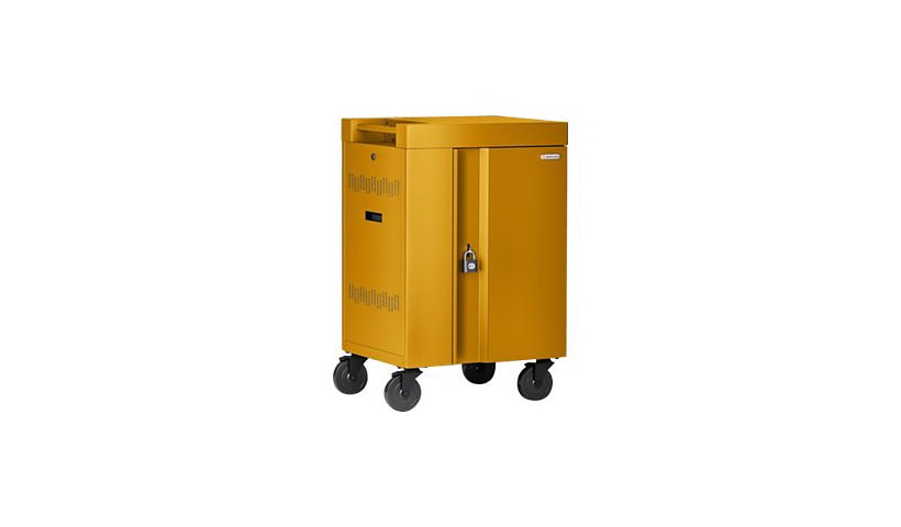 Bretford Cube Mini TVCM20PAC chariot - pour 20 tablettes / notebooks - jaune moutarde