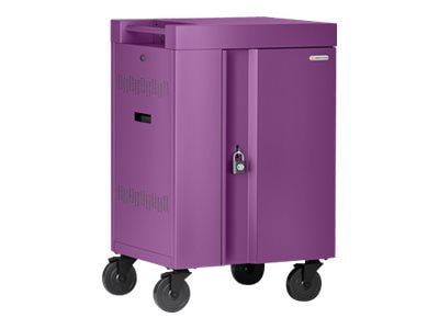 Bretford Cube Mini TVCM20PAC cart - for 20 tablets / notebooks - orchid