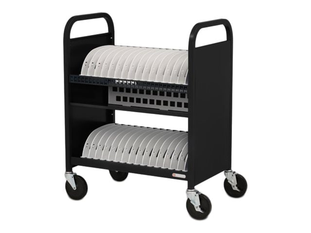 Bretford Cube TVCT30AC - chariot - pour 30 tablettes / notebooks - ponce noire
