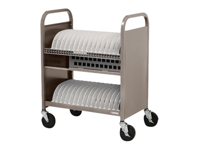 Bretford Cube Transport - cart - for 30 tablets / notebooks - champagne