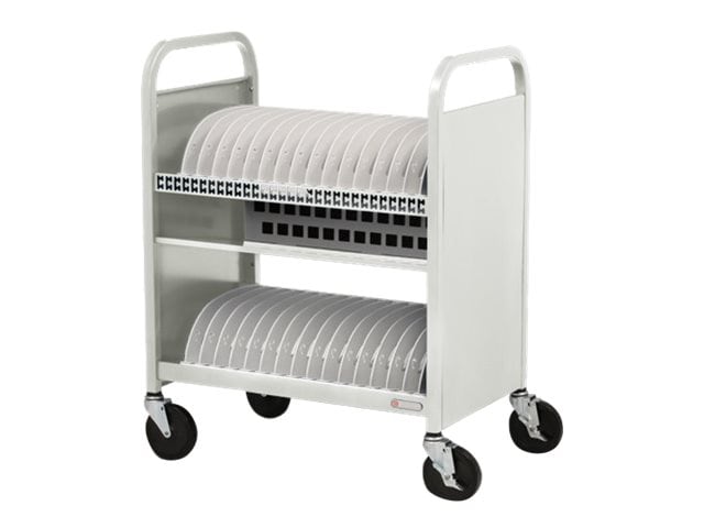 Bretford Cube TVCT30AC - cart - for 30 tablets / notebooks - concrete