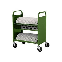 Bretford Cube TVCT30AC - cart - for 30 tablets / notebooks - grass