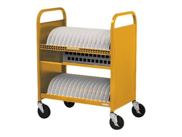 Bretford Cube TVCT30AC - cart - for 30 tablets / notebooks - mustard