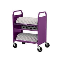 Bretford Cube TVCT30AC - cart - for 30 tablets / notebooks - orchid