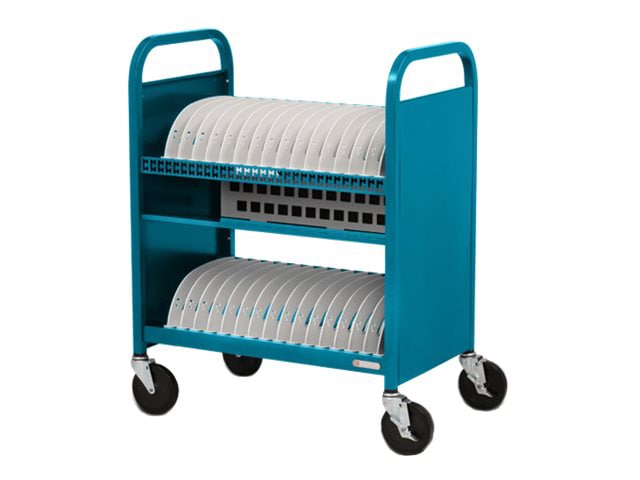 Bretford Cube TVCT30AC - cart - for 30 tablets / notebooks - pacific blue