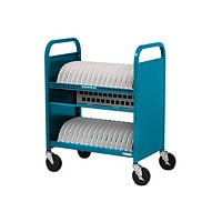 Bretford Cube TVCT30AC - cart - for 30 tablets / notebooks - pacific blue