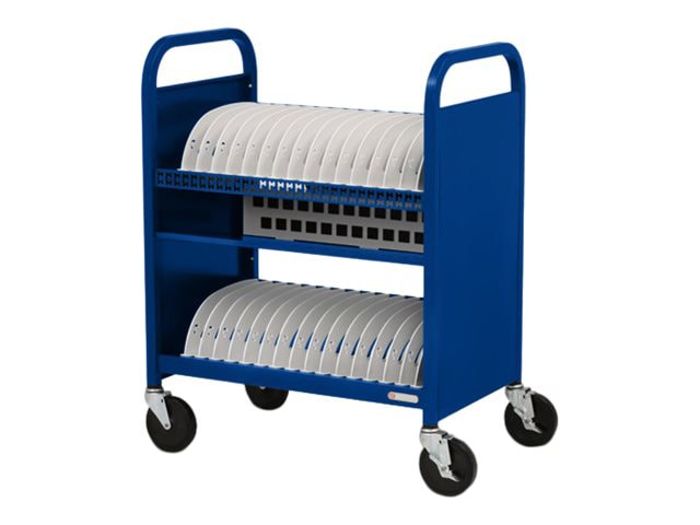 Bretford Cube TVCT30AC - cart - for 30 tablets / notebooks - royal blue