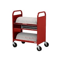 Bretford Cube TVCT30AC - chariot - pour 30 tablettes / notebooks - rouge