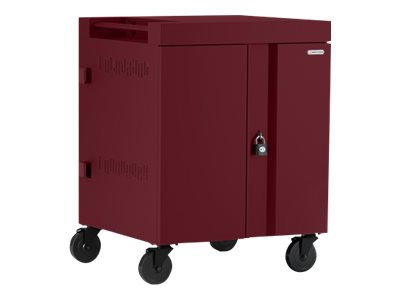 Bretford Cube TVC32PAC cart - for 32 tablets / notebooks - maroon