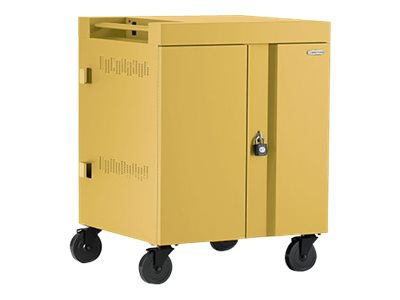 Bretford Cube cart - for 32 netbooks/tablets - mustard