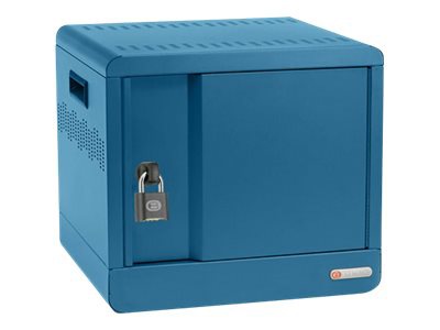 Bretford Cube Micro Station Pre-Wired TVS10USBC cabinet unit - for 10 notebooks/tablets - sky