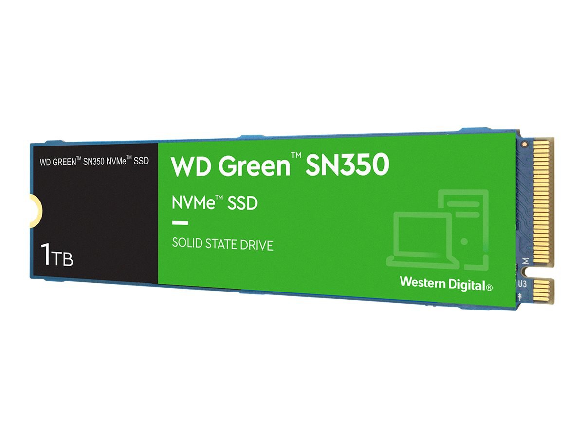 WD Green SN350 NVMe SSD WDS100T3G0C - SSD - 1 TB - PCIe 3.0 x4 (NVMe)