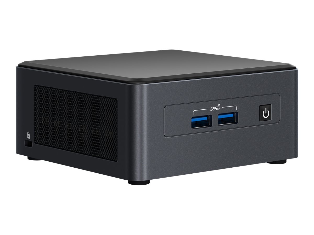 Intel Next Unit of Computing Kit 11 Pro Kit - NUC11TNHi30L - mini PC - Core i3 1115G4 3 GHz - 0 GB - no HDD
